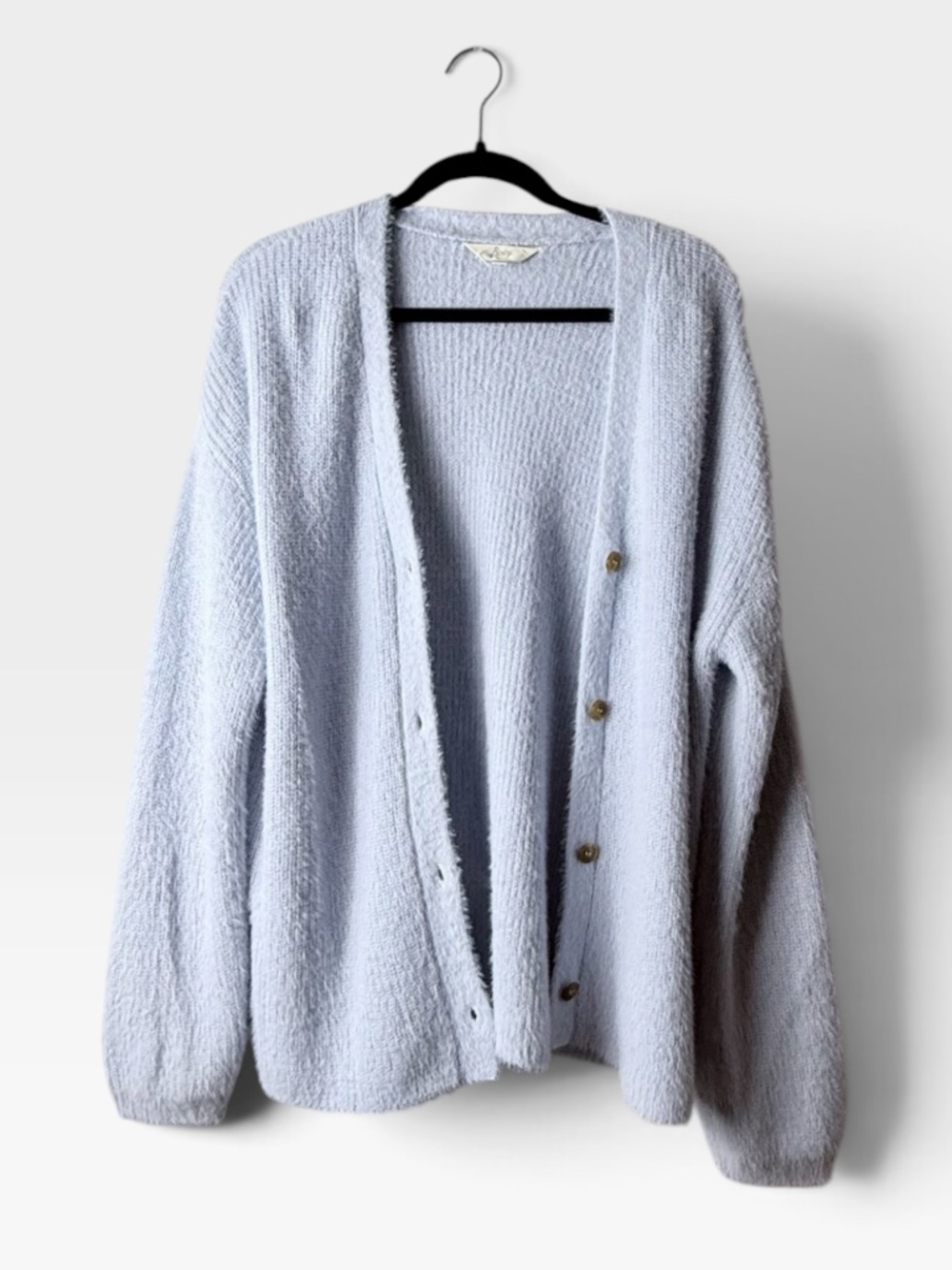Bixby Nomad Baby Blue Cardigan Women's Size XL Cozy Long Sleeve Winter (Y)
